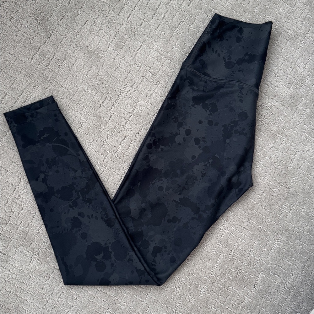 SAGE Collective Charcoal Patterned Leggings